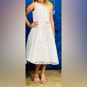 White Flower Girl Dress